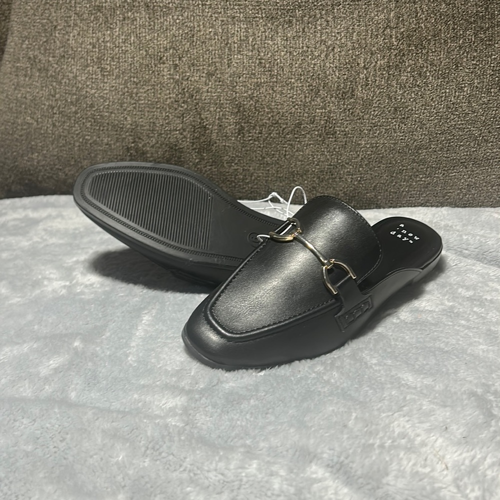 Sandy Mule Flats with memory foam insole. By “A New Day”